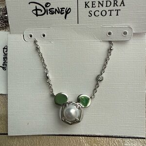 Kendra Scott Silver Mickey Mouse Necklace